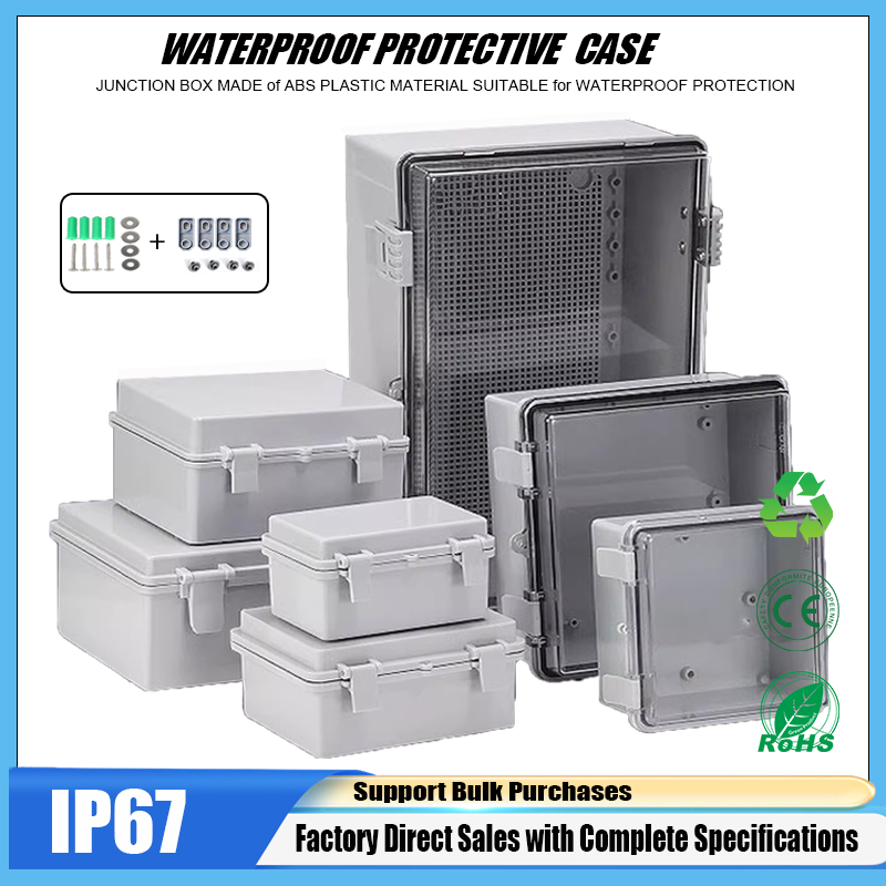 Outdoor Power Box Cover - Boîtier en plastique ABS étanche IP66,