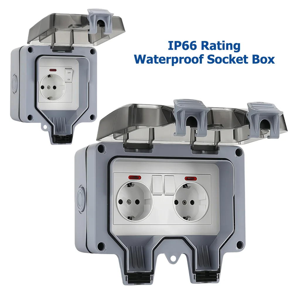 Power Switch Outdoor - Prise extérieure de style européen avec