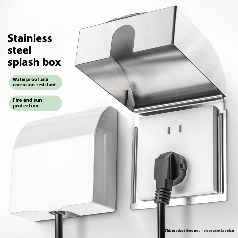 Outdoor Power Box Cover - Boîte anti-éclaboussures à 86 prises, en