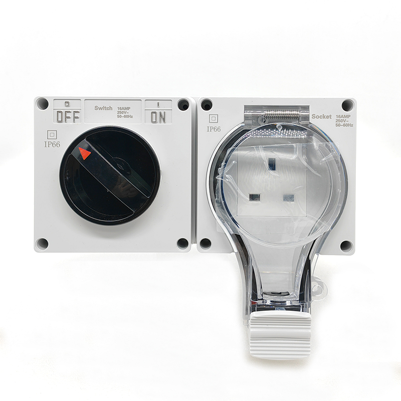 Power Switch Outdoor - Prise d'alimentation murale étanche IP66, 16a,