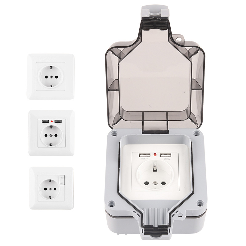 Power Switch Outdoor - IP66 extérieur résistant aux intempéries 16A