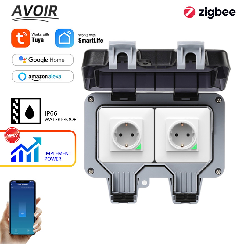 Avoir Tuya Zigbee prises élect - Outdoor Power Inlet Box avis et prix