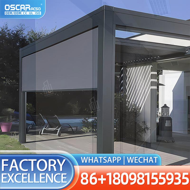 Stores verticaux électriques e - Outdoor Power Roller Shades avis et prix