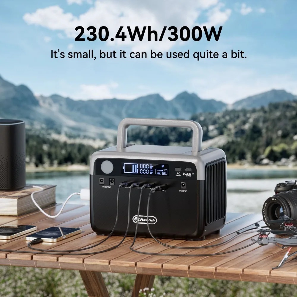 Générateur solaire 230,4 Wh Li - Outdoor Power Bank With Ac Outlet avis et prix