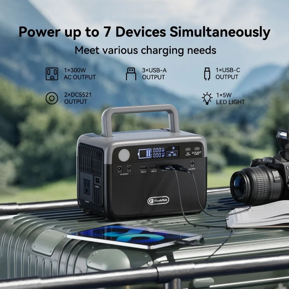 Générateur solaire 230,4 Wh Li - Outdoor Power Bank With Ac Outlet avis et prix