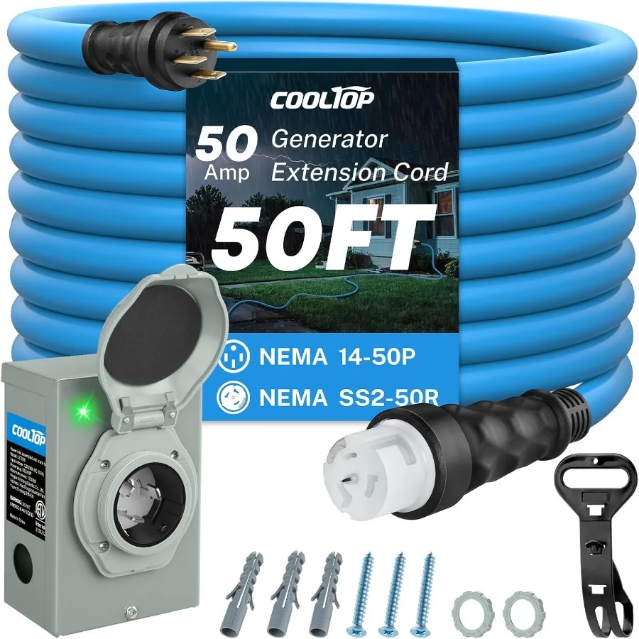 Kit de cordon de générateur et - Outdoor Power Inlet Box avis et prix