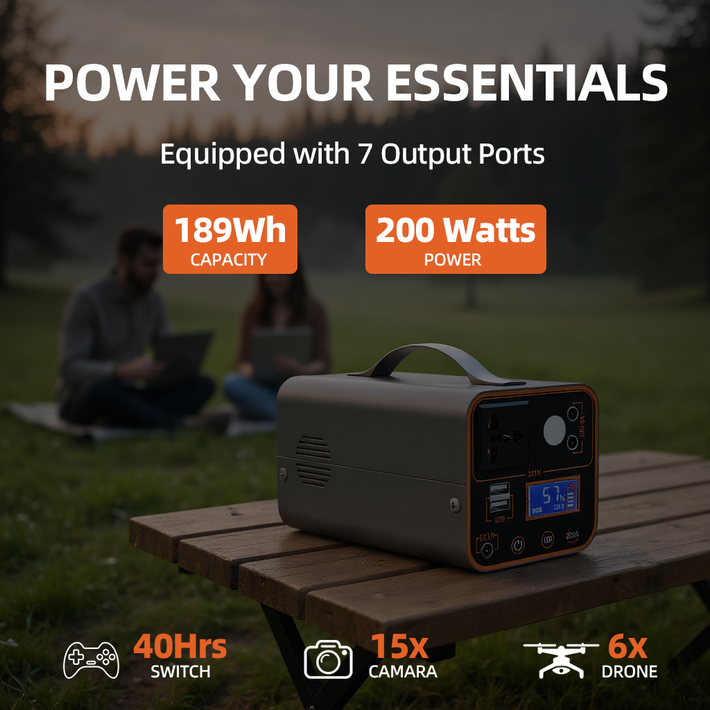 Station d'alimentation portabl - Outdoor Power Bank With Ac Outlet avis et prix